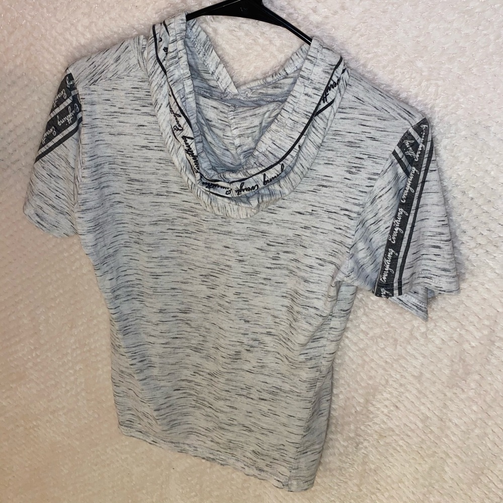 Quoted Hooded Tee